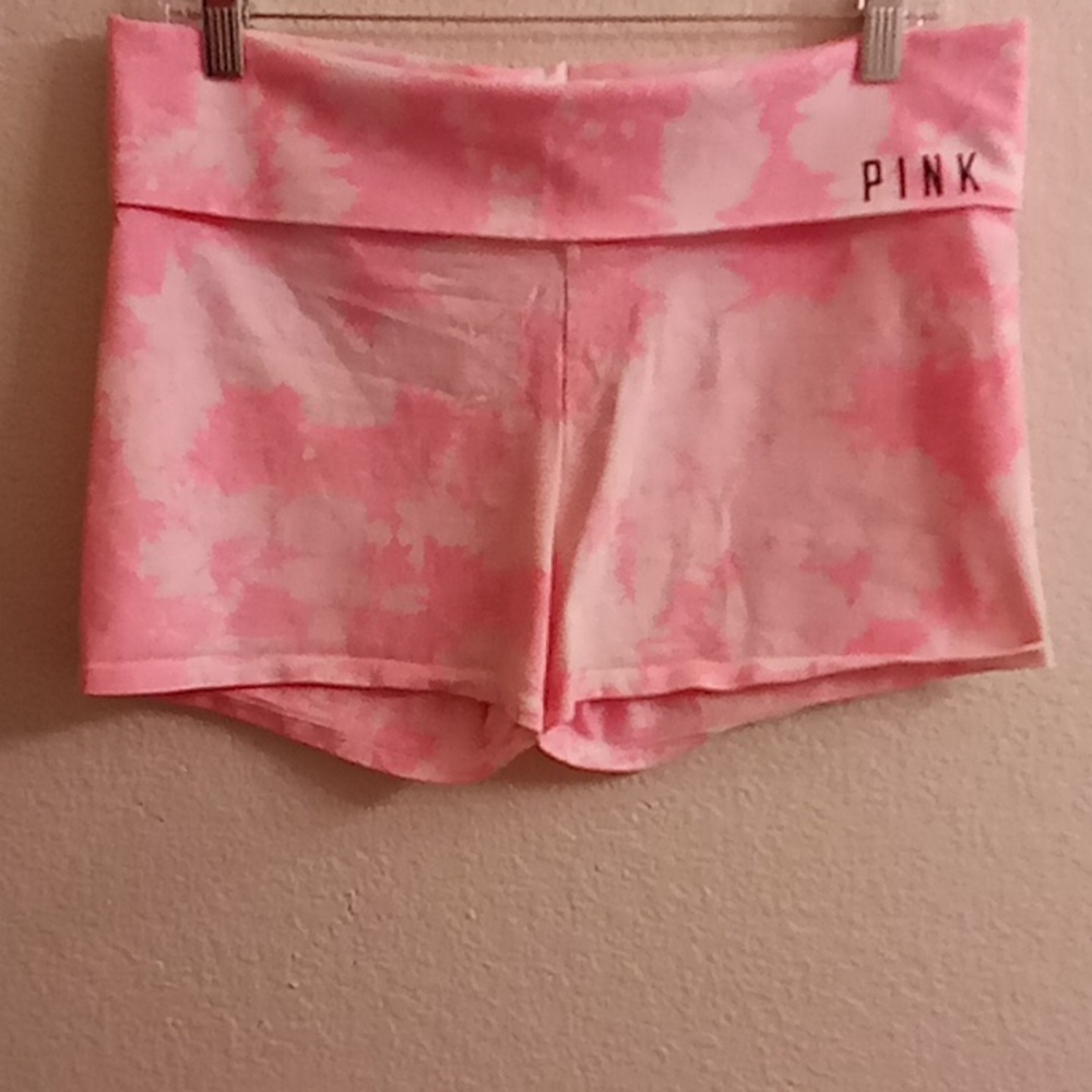 PINK VICTORIA'S SECRET Boho Hippie Barbiecore Y2K Sz L/G Tie Dye Pink Color B8 X